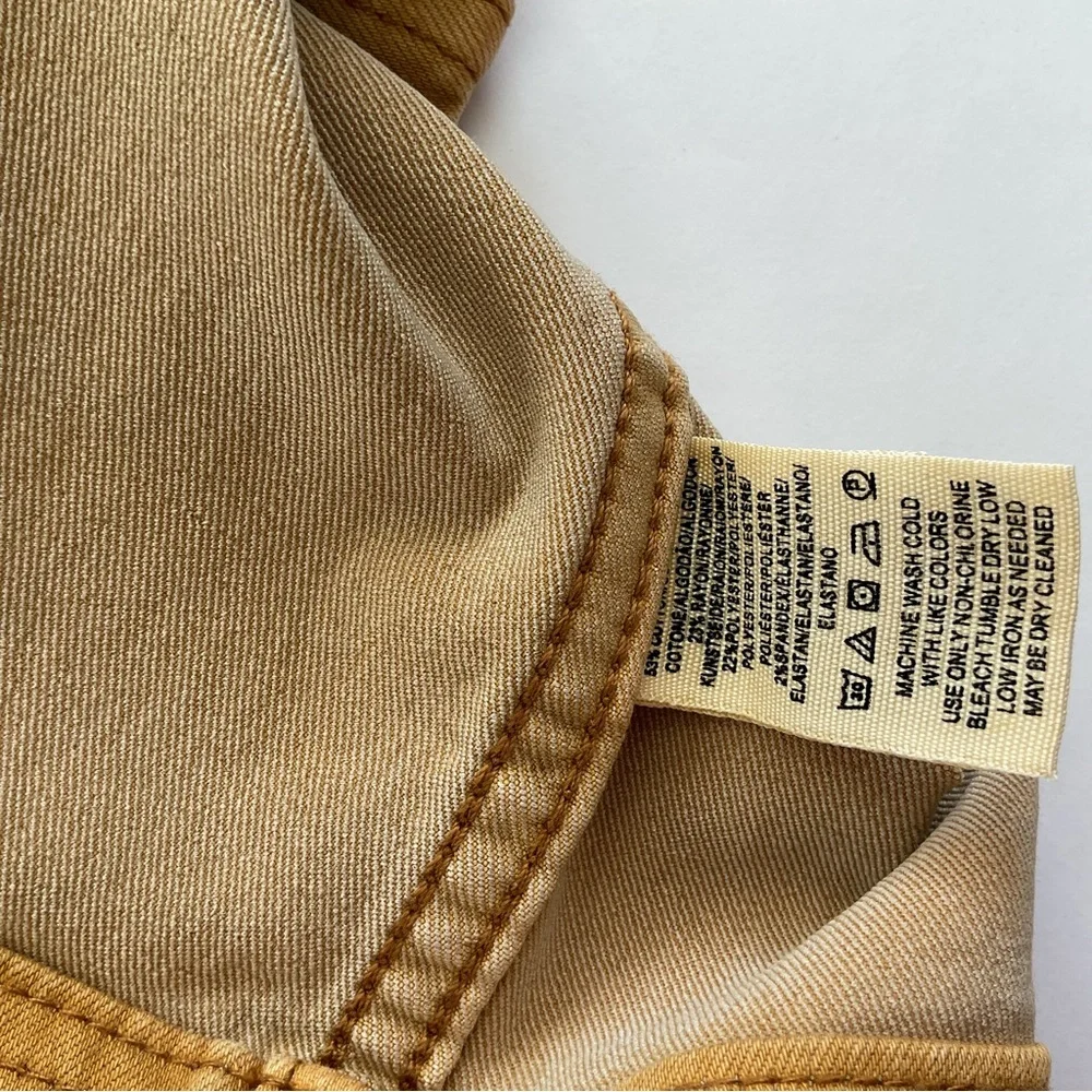 Free People Skirt Mustard Yellow Size 2